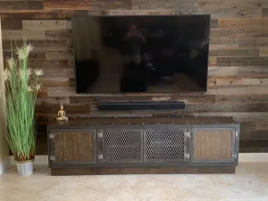 #001 - Modern Industrial Media Console
