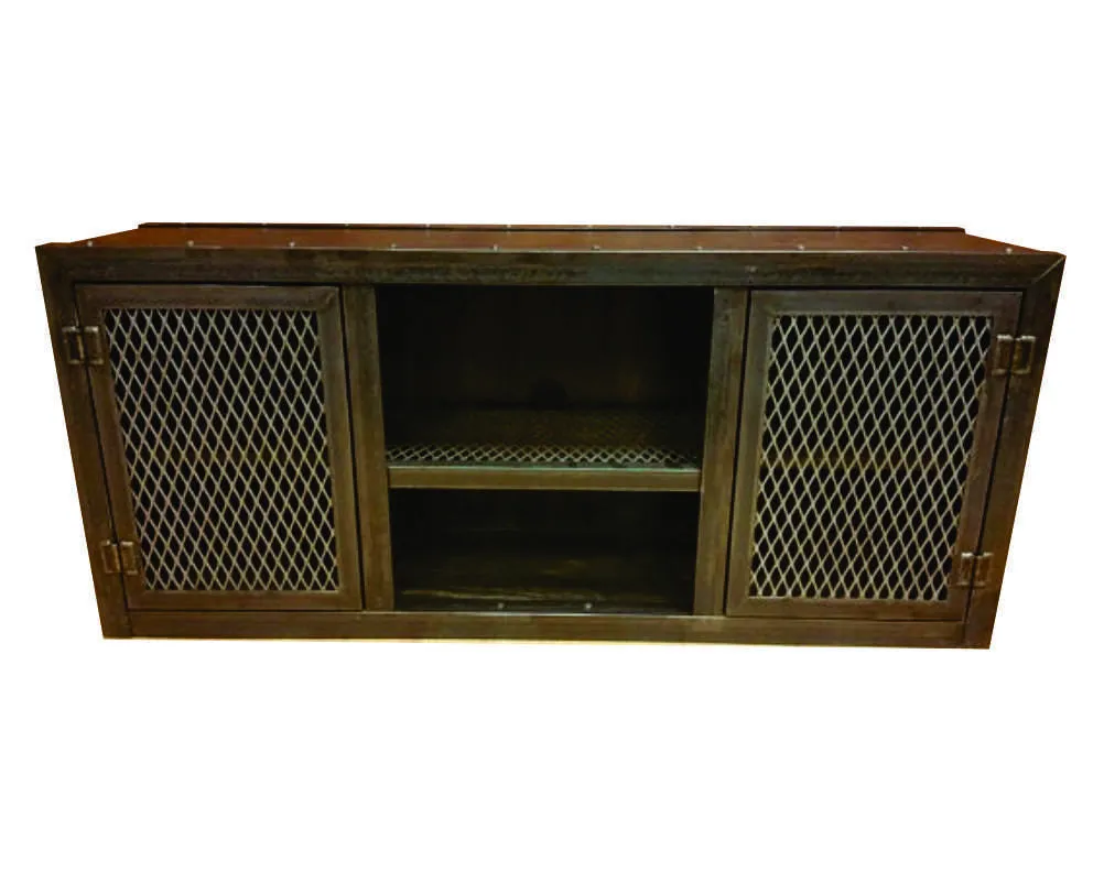 #001 - Modern Industrial Media Console