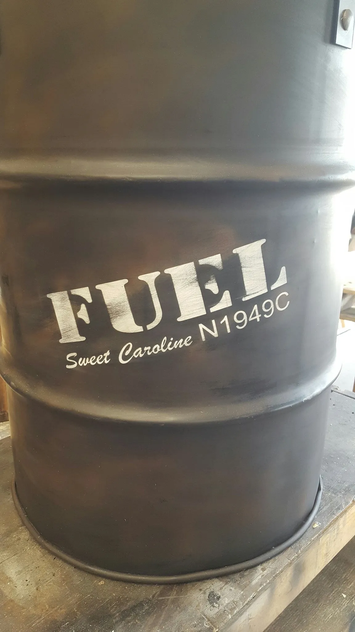 #030 - 55 Gallon Drum Industrial Pub Table