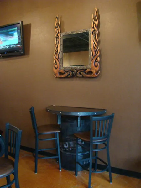 #030 - 55 Gallon Drum Industrial Pub Table