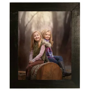 11x14 Black Wire Brush picture frame