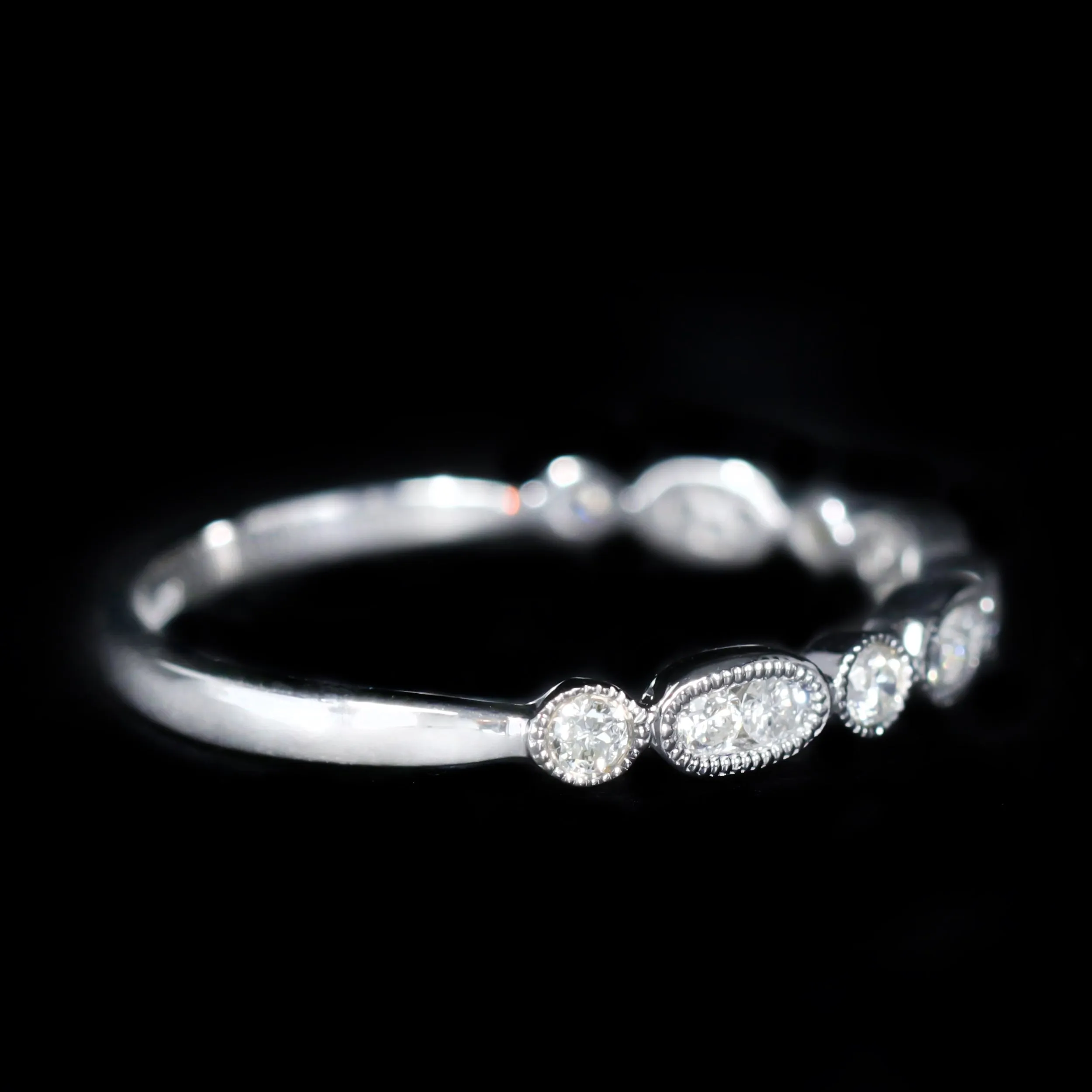 14K White Gold 0.28 CTW Diamond Band