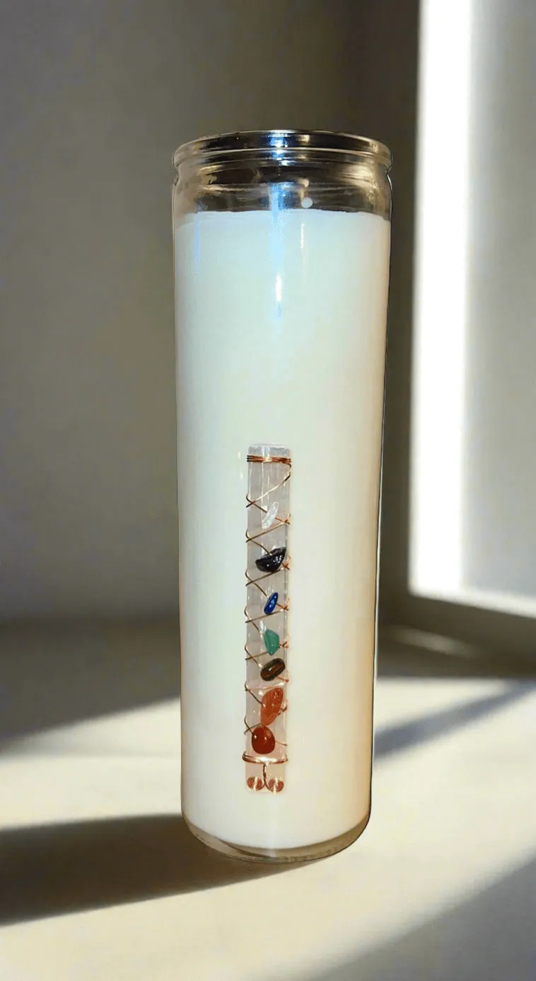 16 oz Chakra Prayer Soy Candle | Custom Scents
