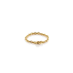 18K ALL ABOUT BASICS Chain Ring Small size