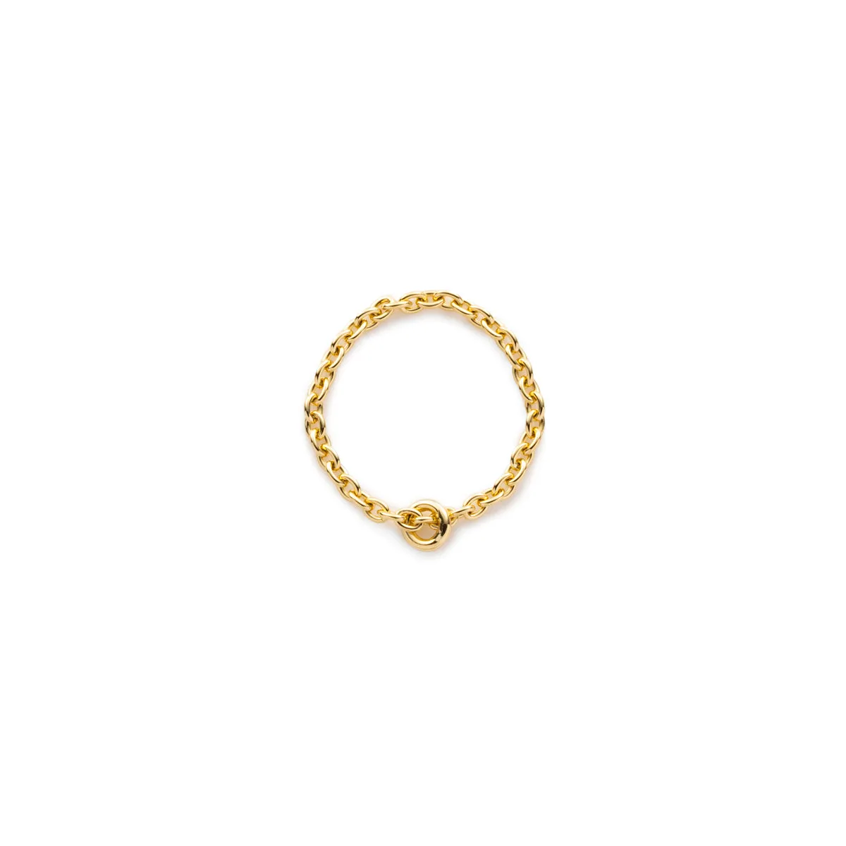 18K ALL ABOUT BASICS Chain Ring Small size