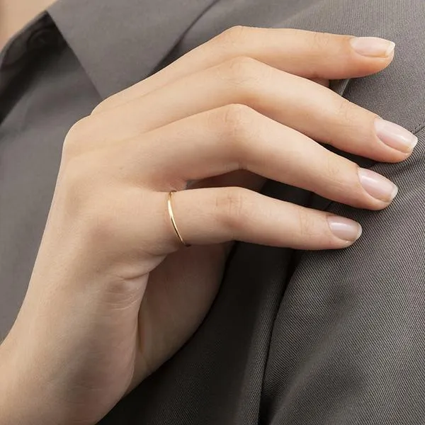 18K ALL ABOUT BASICS Promise Ring