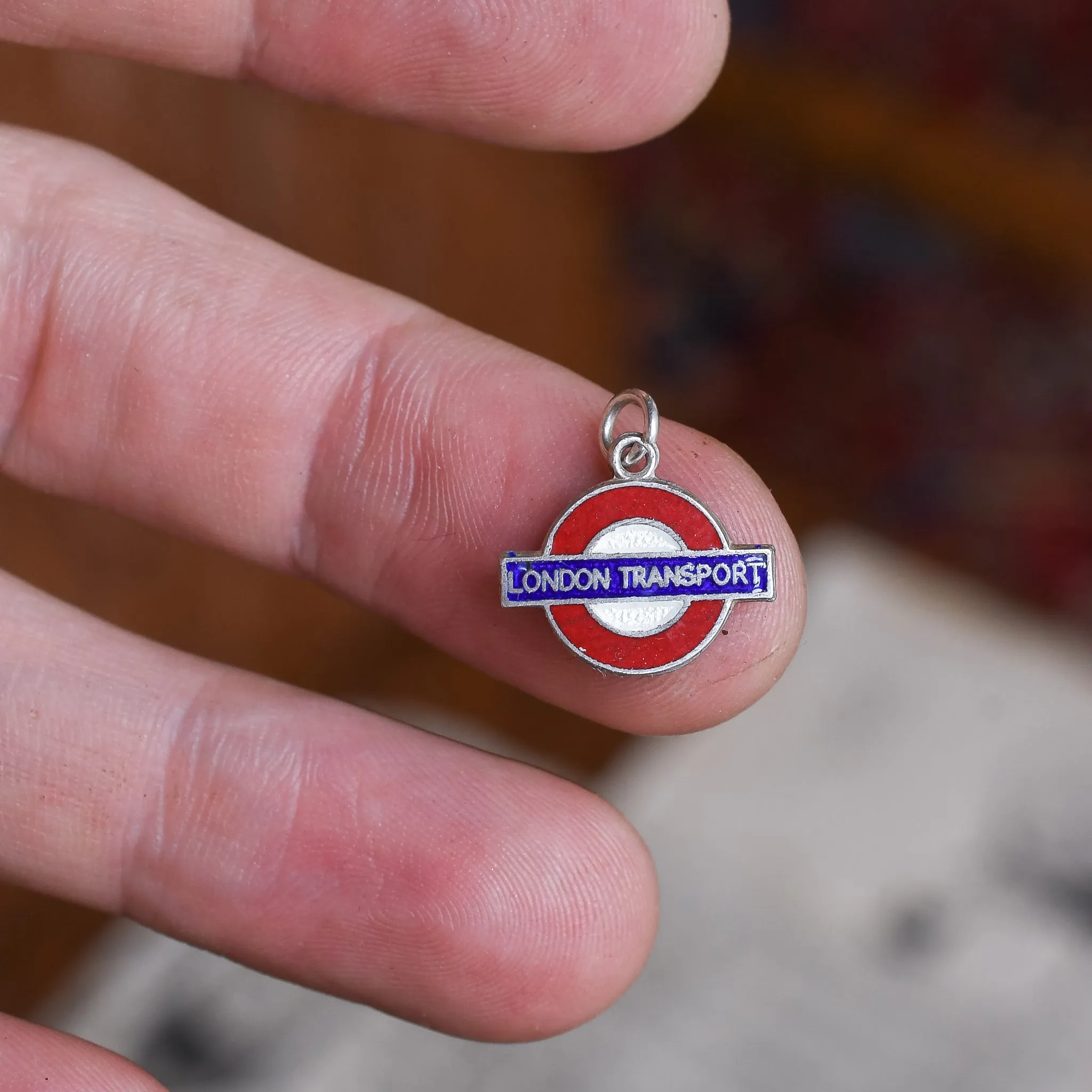 1930s Enamelled LONDON TRANSPORT Charm