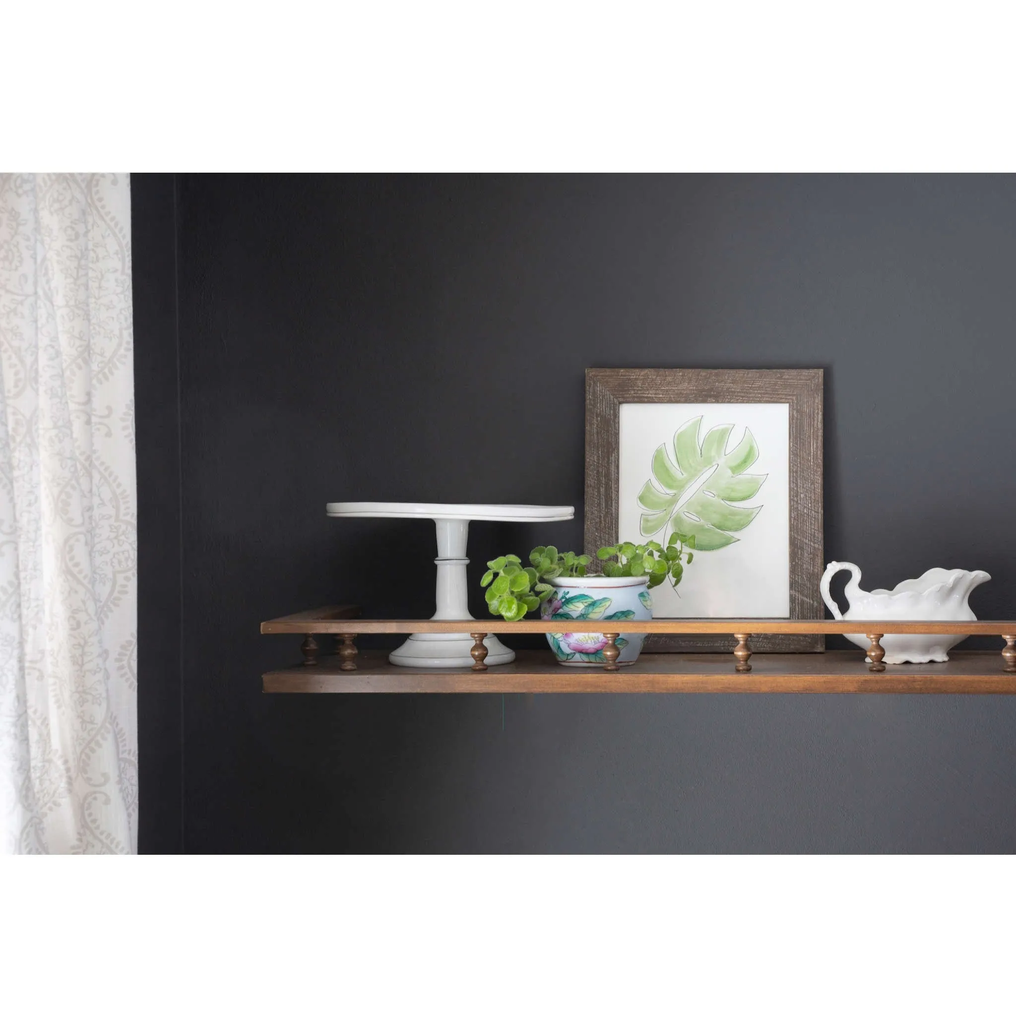20" x 28" Rustic Farmhouse Espresso Wood Frame