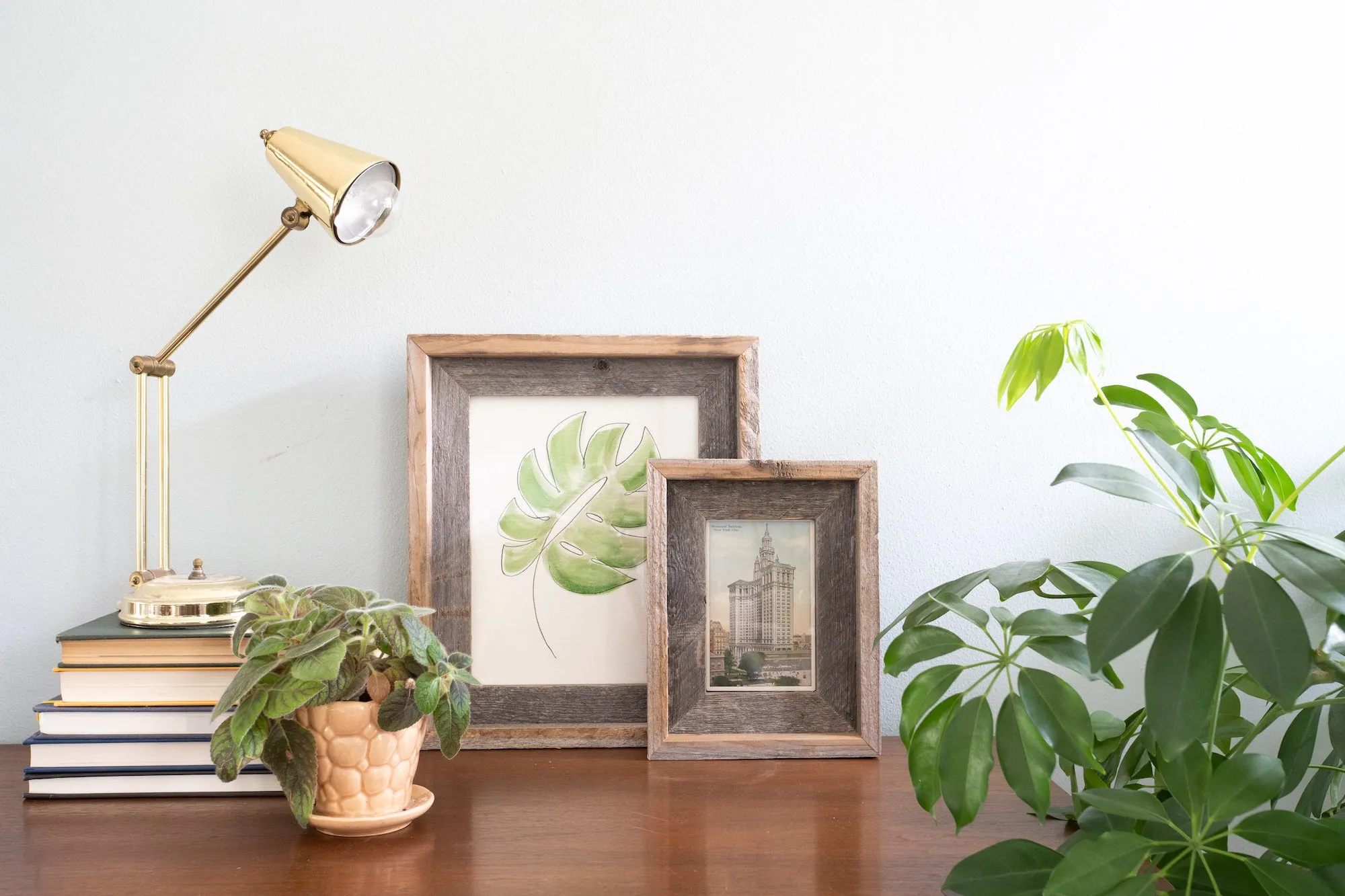 20x30 Natural Weathered Grey Picture Frame with Plexiglass Holder