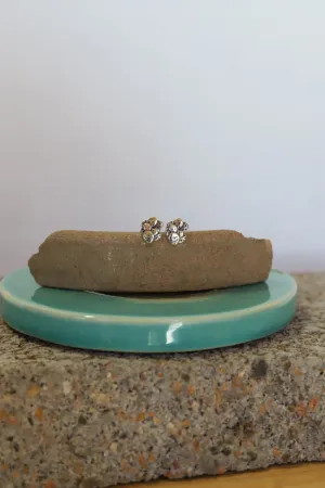 22419 SILVER CACTI STUDS