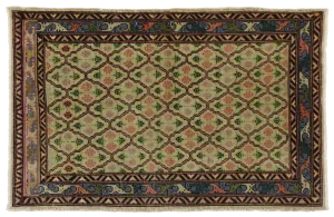 3'5" x 5'3" Vintage Sivas Rug