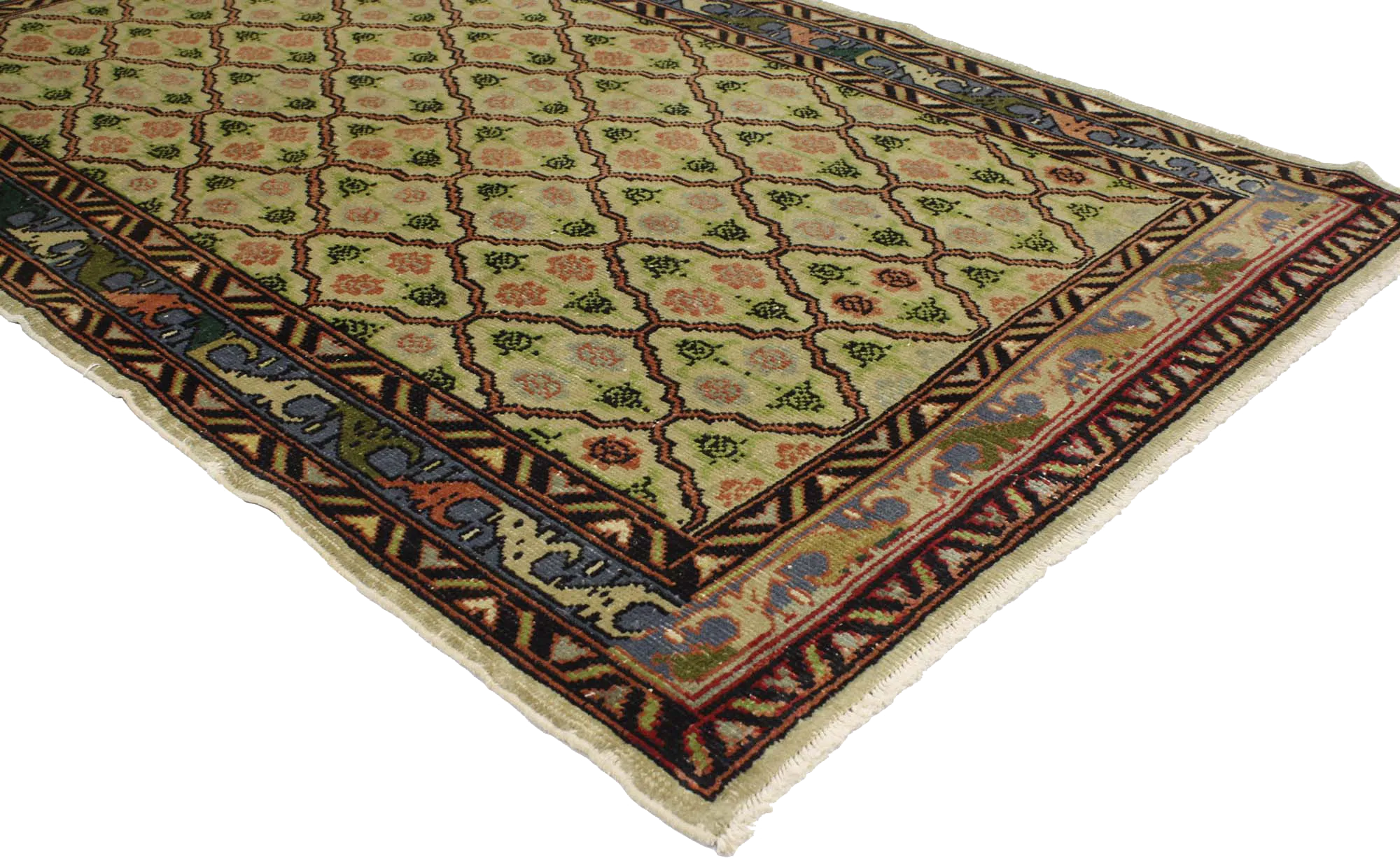 3'5" x 5'3" Vintage Sivas Rug