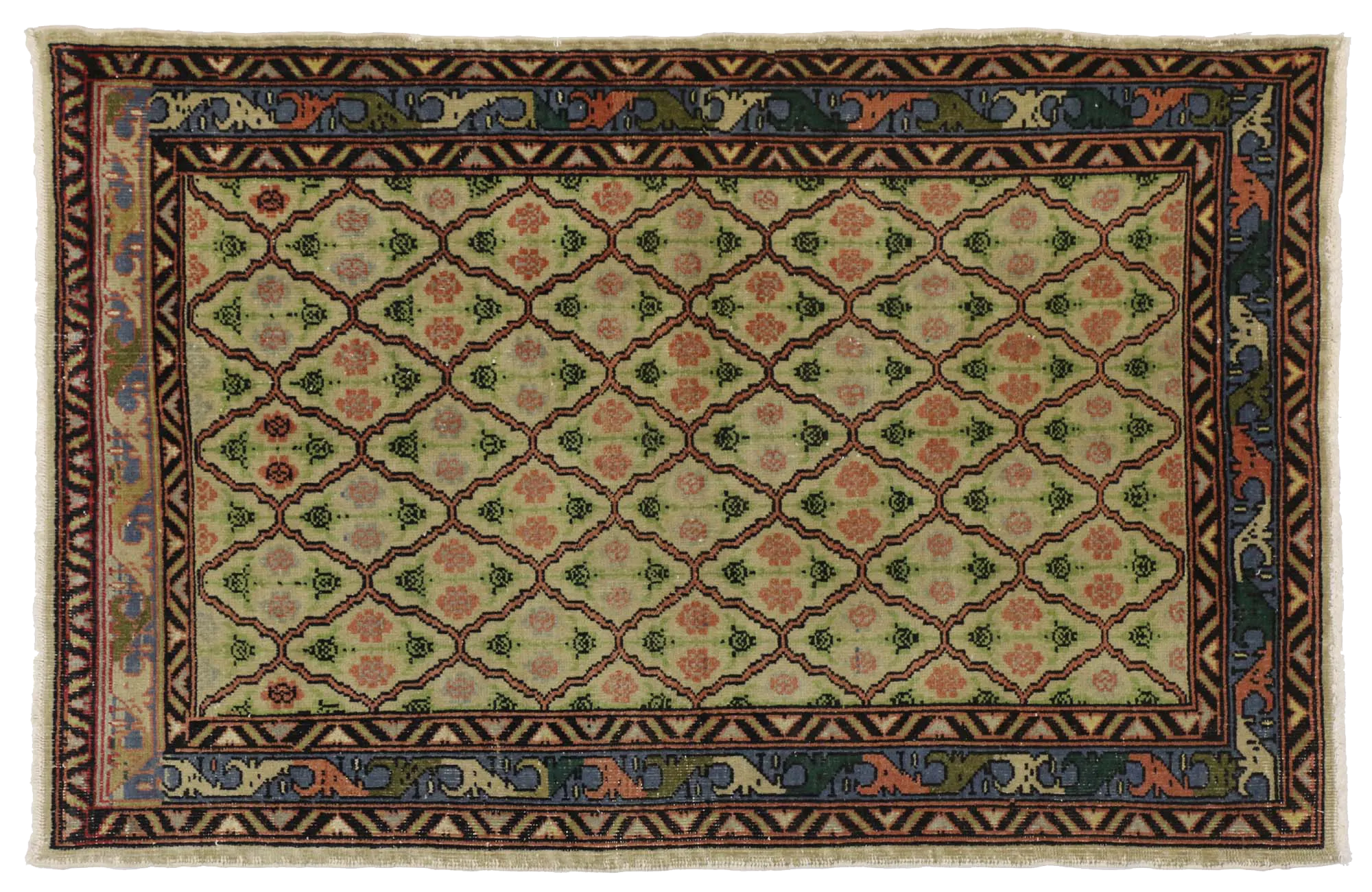 3'5" x 5'3" Vintage Sivas Rug