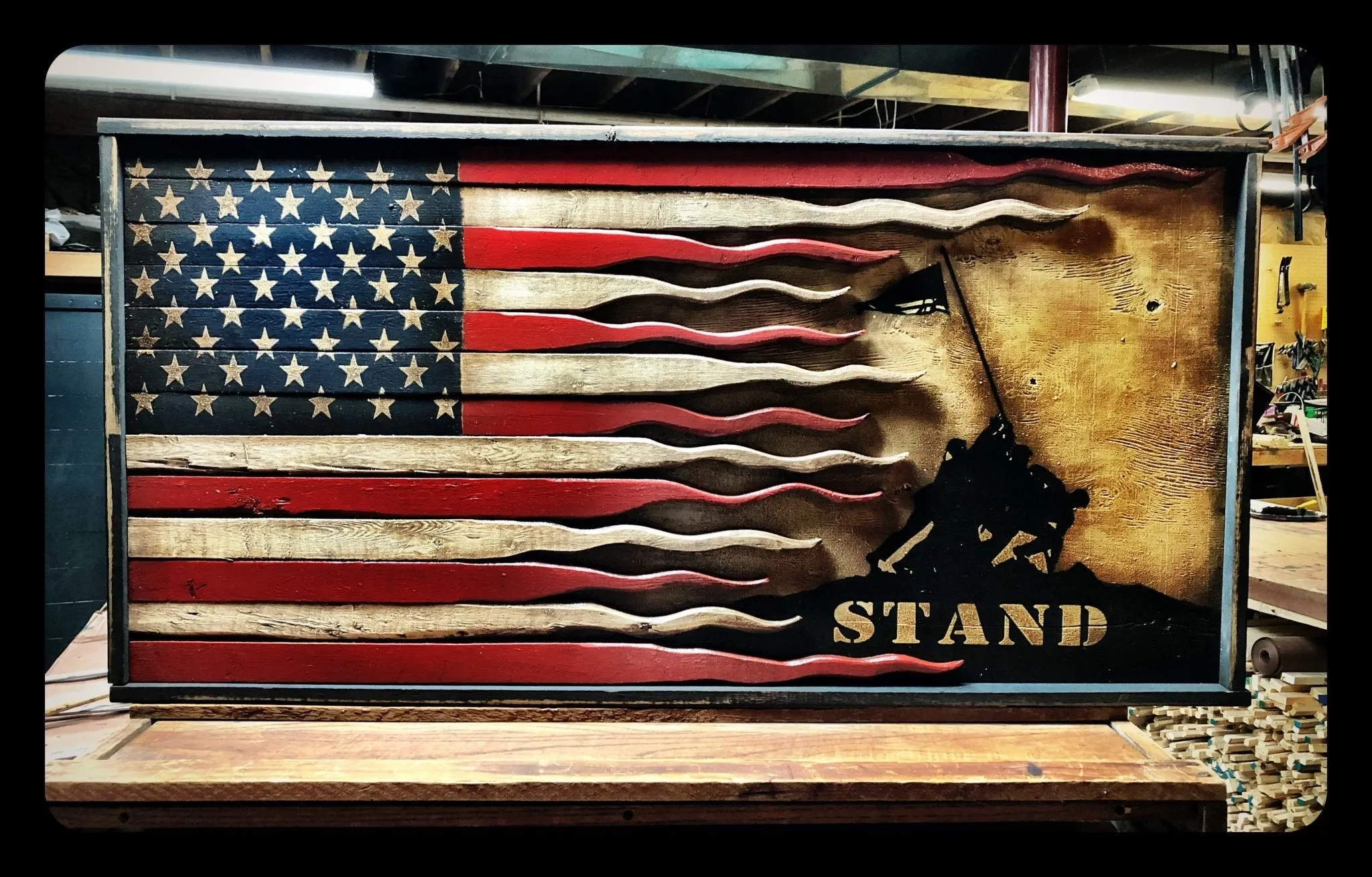 48” American Iwo Jima Flag