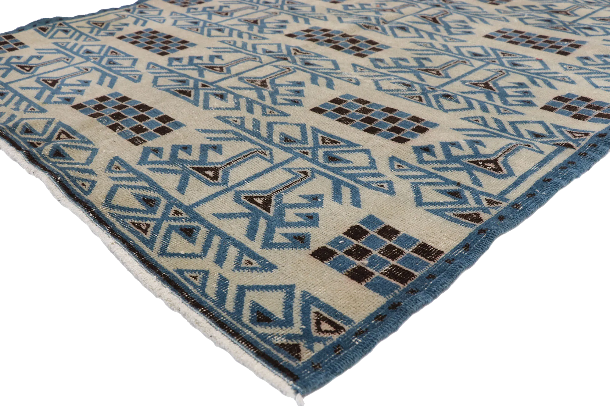 5 x 8 Zeki Muren Vintage Sivas Rug 52605