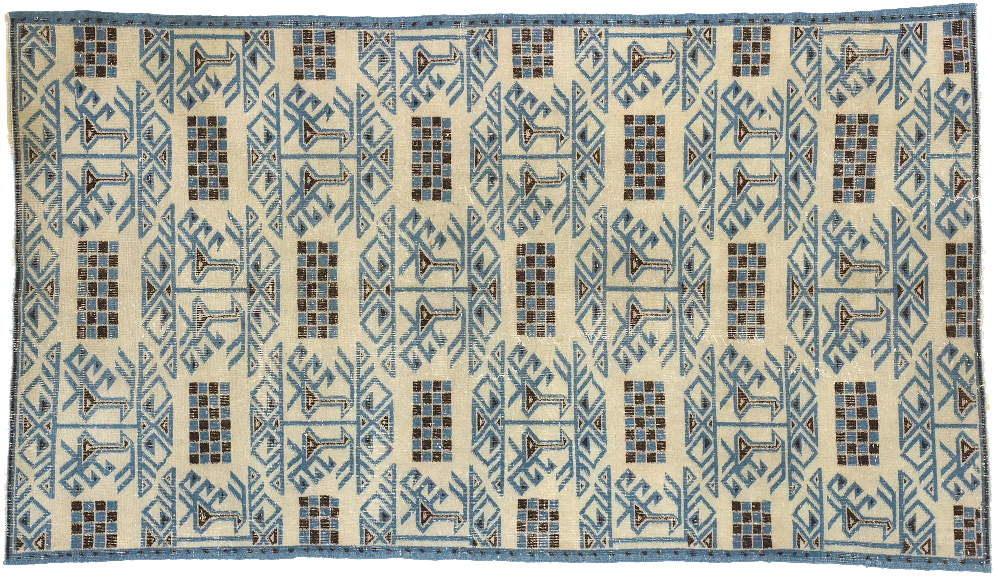 5 x 8 Zeki Muren Vintage Sivas Rug 52605