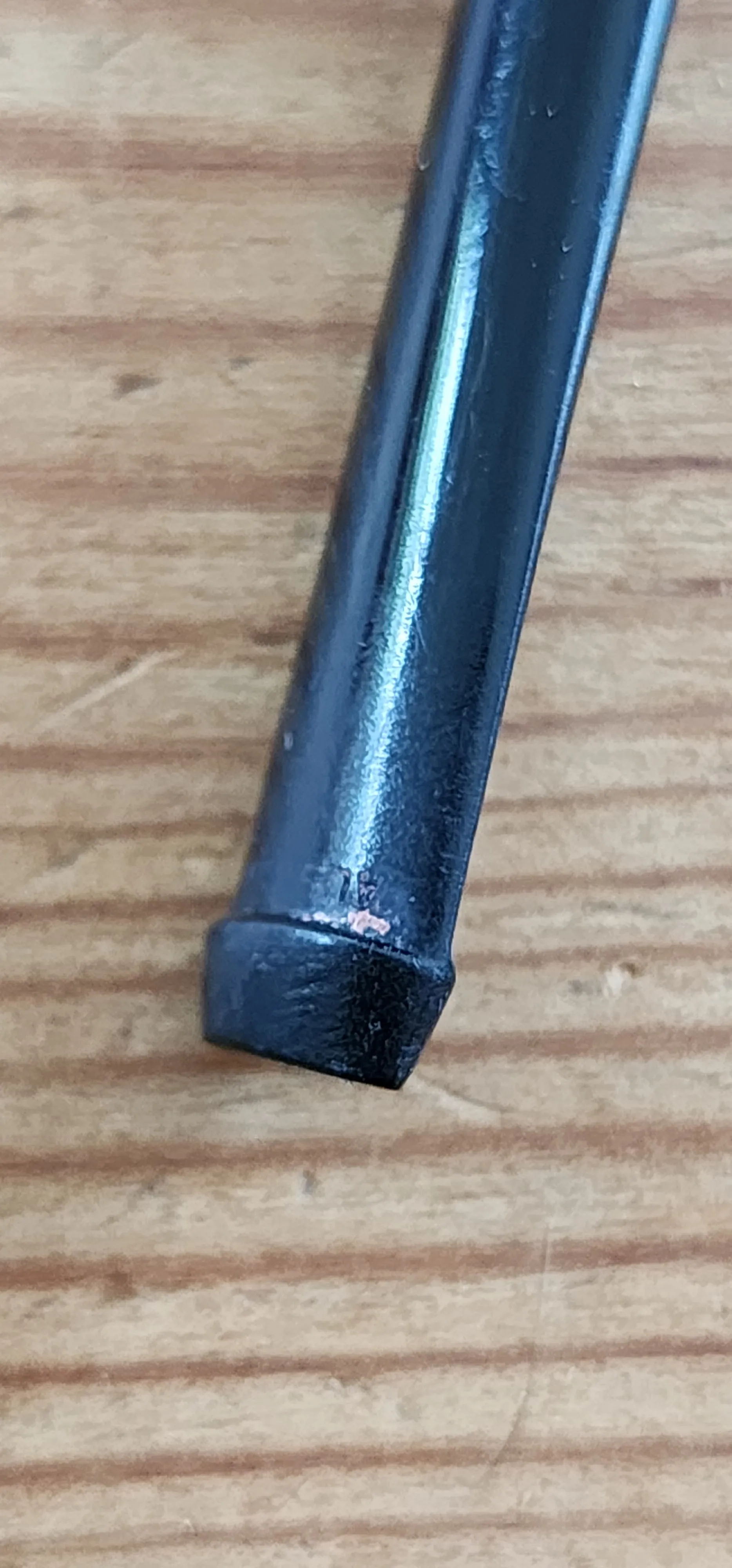 50s Black Cigarette Holder w/Rhinestones & Pearl Bead Austria