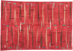 7 x 10 Zeki Muren Vintage Sivas Rug 52592