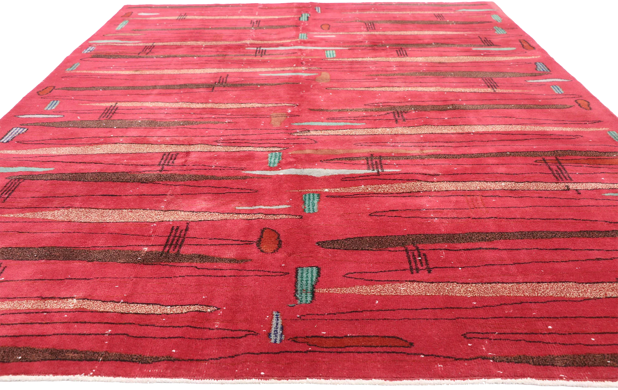 7 x 10 Zeki Muren Vintage Sivas Rug 52592