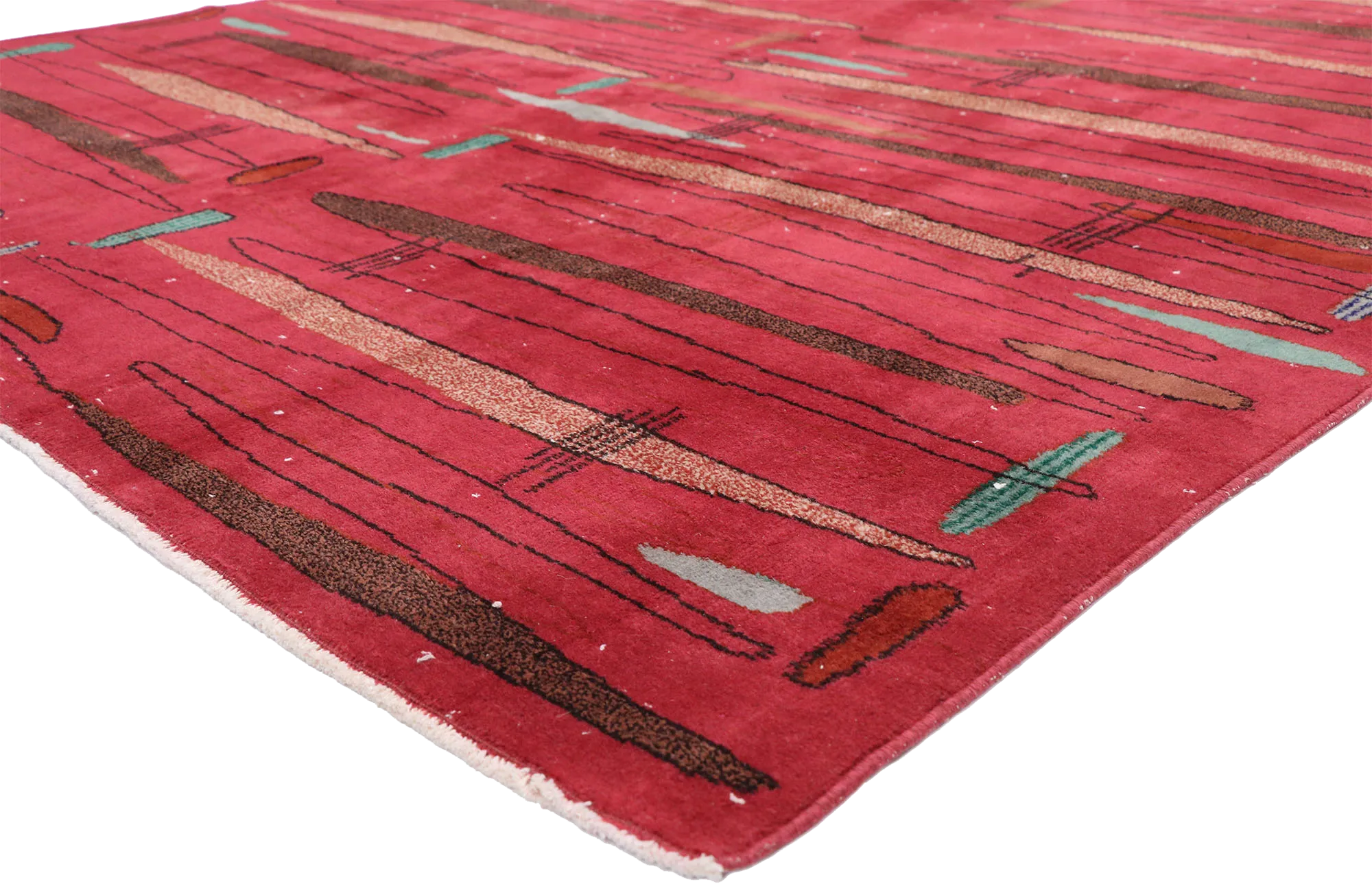 7 x 10 Zeki Muren Vintage Sivas Rug 52592