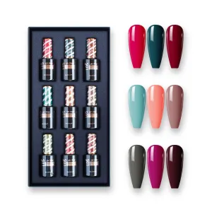 9 LDS Holiday Healthy Gel Nail Polish Collection - WINTER MOOD - 007; 029; 030; 031; 032; 033; 094; 121; 122
