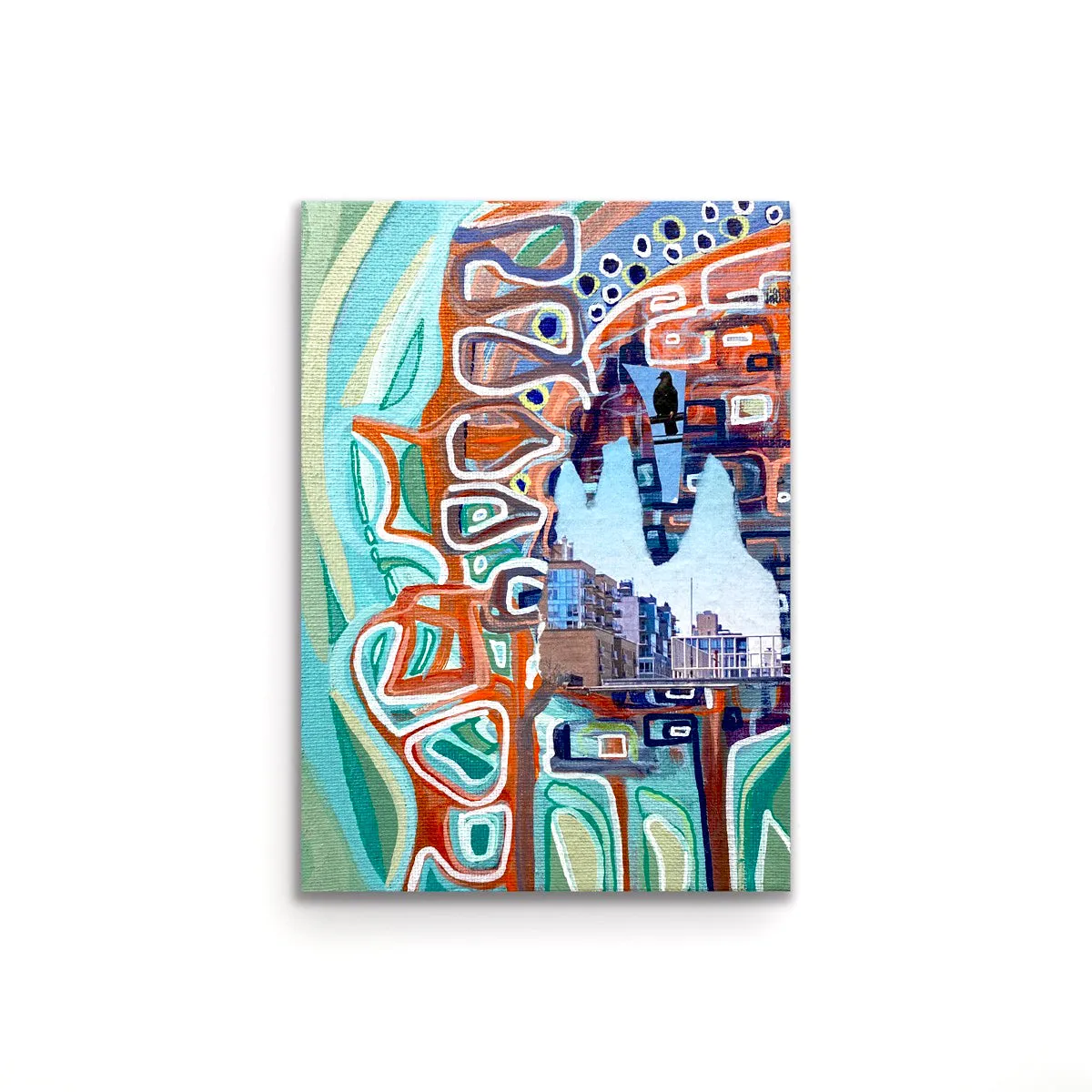 Abstract City Pigeon
