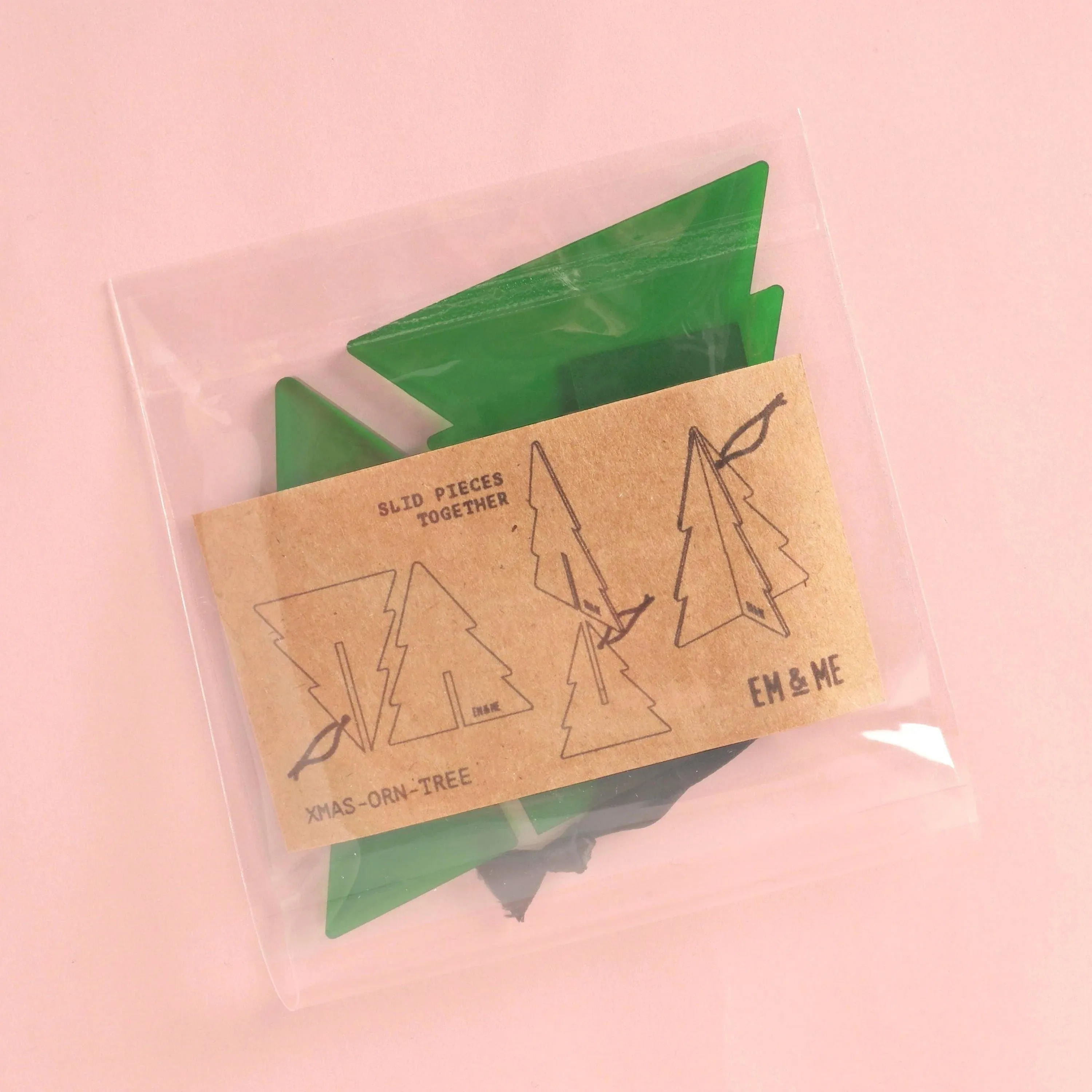 Acrylic Christmas Ornament, Style 02