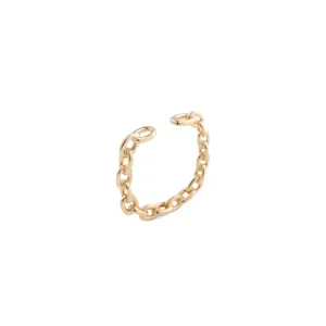 ALL ABOUT BASICS Oblong Chain Ear Cuff Small size