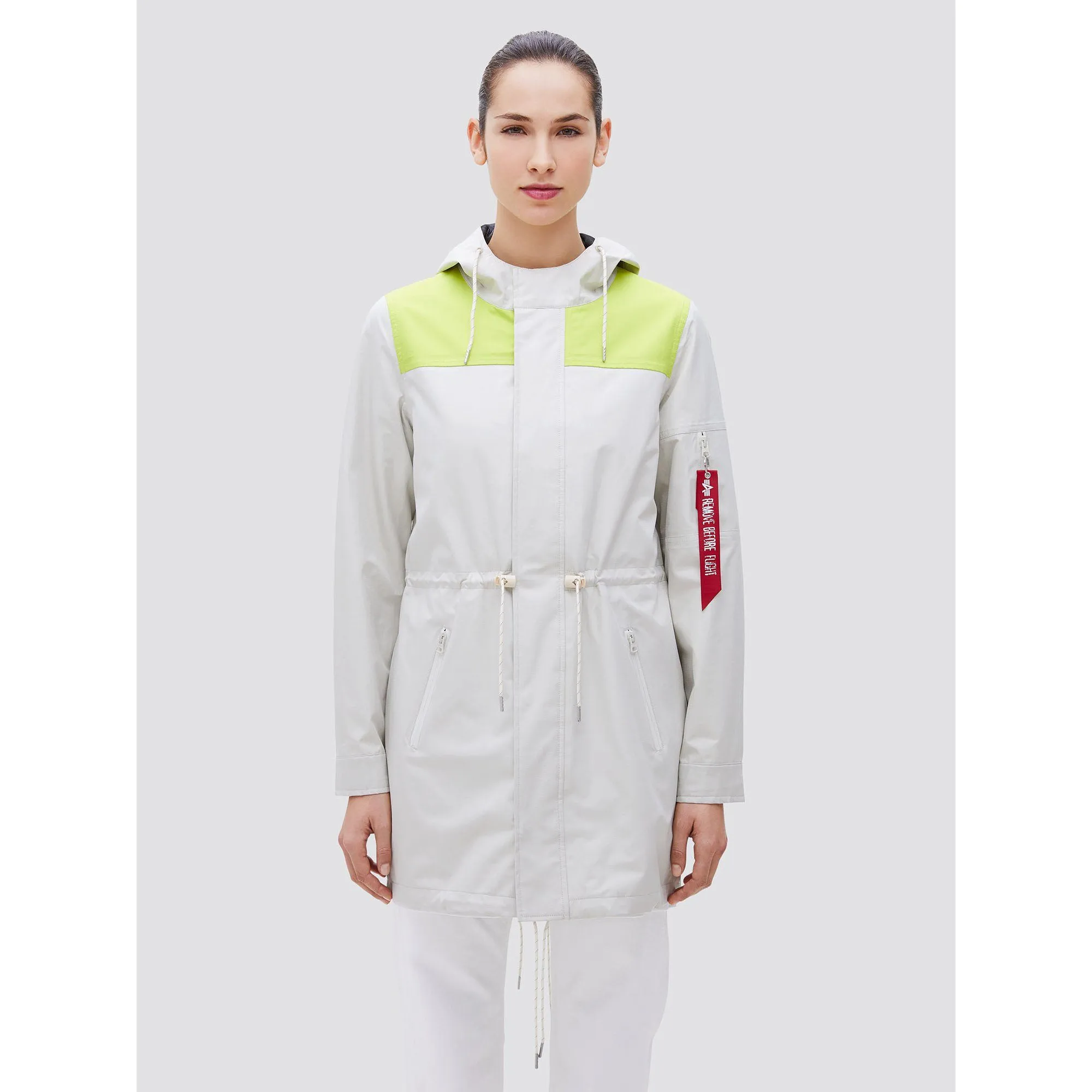Alpha Industries Deluge Ripstop Fishtail Vintage White Women WJD49000C1-101