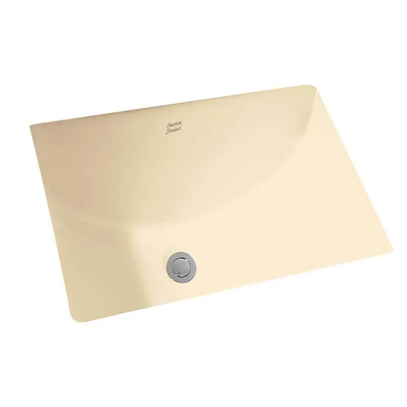 American Standard 0614.000.021 Studio Rectangular Undermount Bathroom Sink in Bone