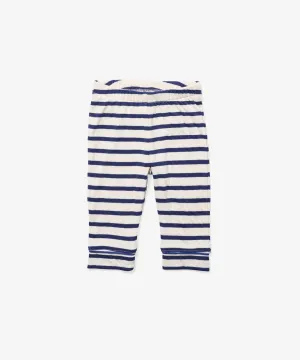 Andy Baby Legging, Navy Stripe