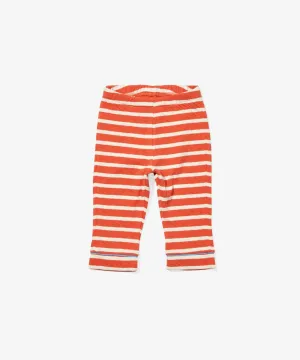 Andy Baby Legging, Red Stripe