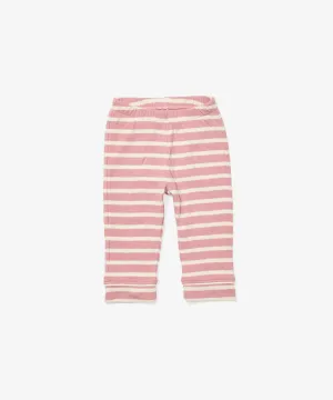 Andy Baby Legging, Rose Stripe
