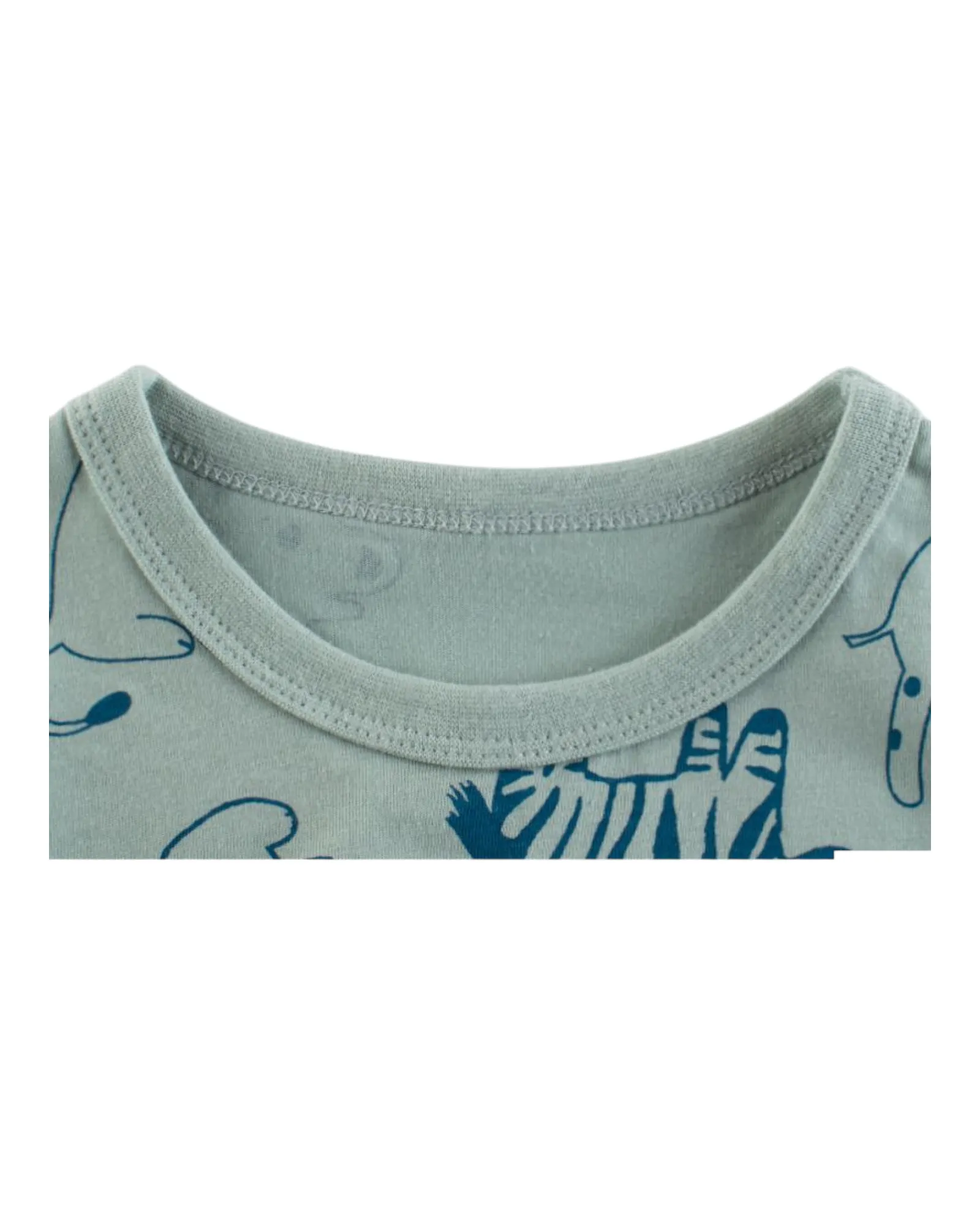 Animal Patterned 100% Cotton T-Shirt