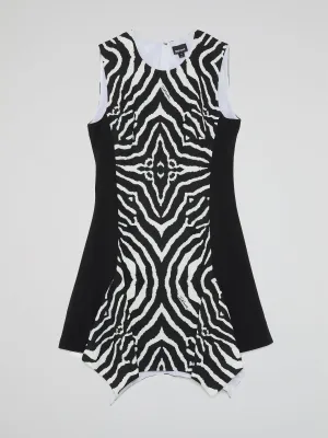 Animal Print Sleeveless Mini Dress