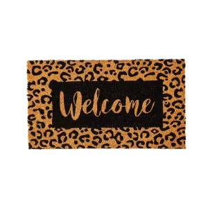 Animal Print Welcome Coir Mat,2rm1081