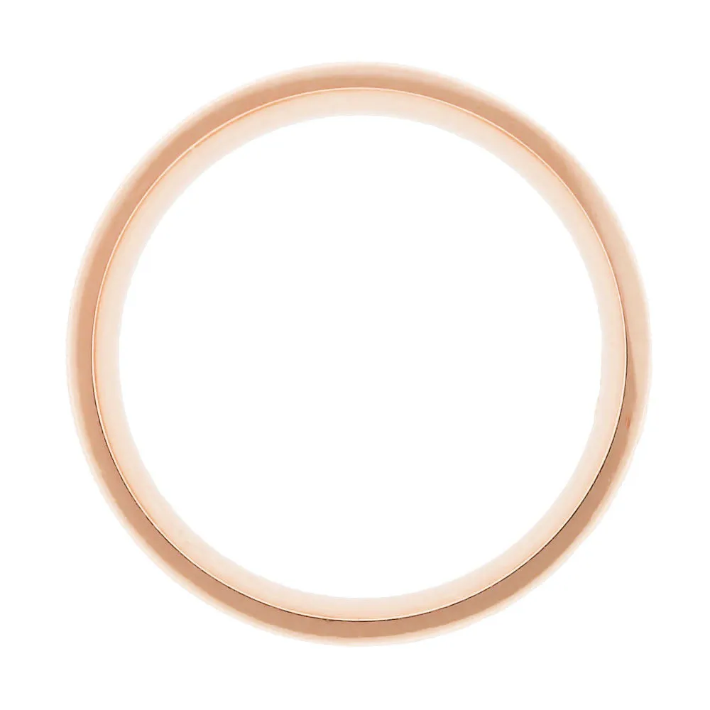 Antique Hand Carved Scrolls Art Deco Mens Western Wedding Band in 14K Rose Gold - 6mm Wide