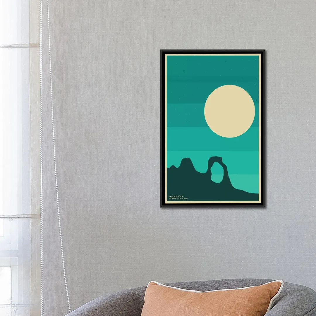Arches Graphic Art on Wrapped Canvas Union Rustic Mat Color: No Mat Size: 26" H x 18" W x 1.5" D Format: Black Framed Canvas