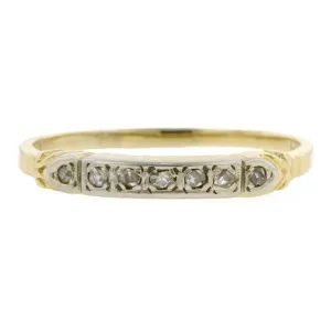 Art Deco Diamond Band
