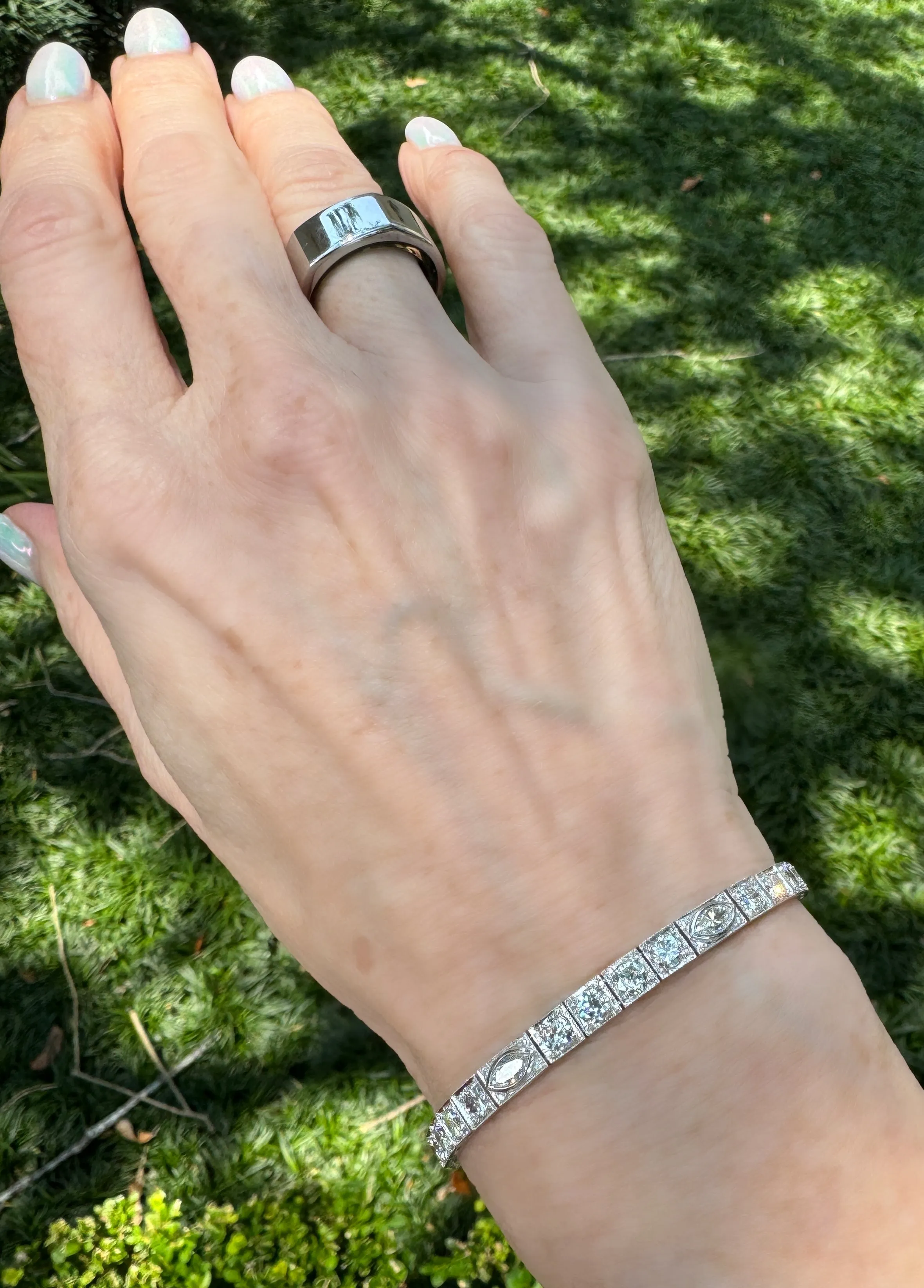 Art Deco Diamond Bracelet