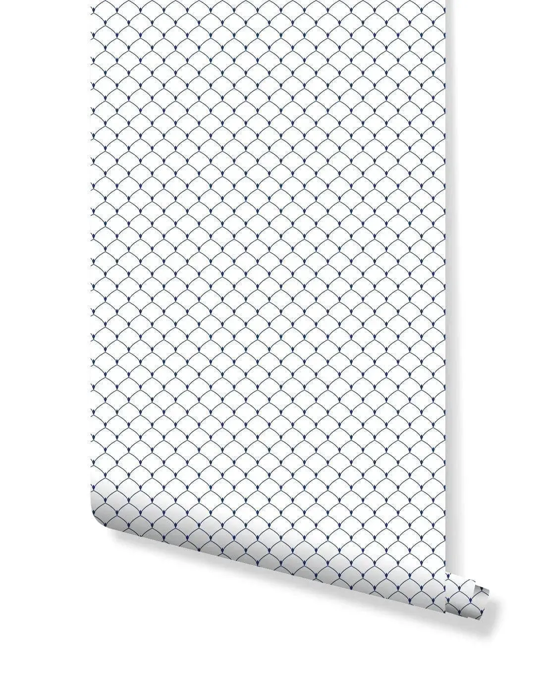 Art Deco Geometric Scallop Removable Wallpaper