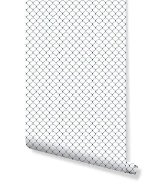 Art Deco Geometric Scallop Removable Wallpaper