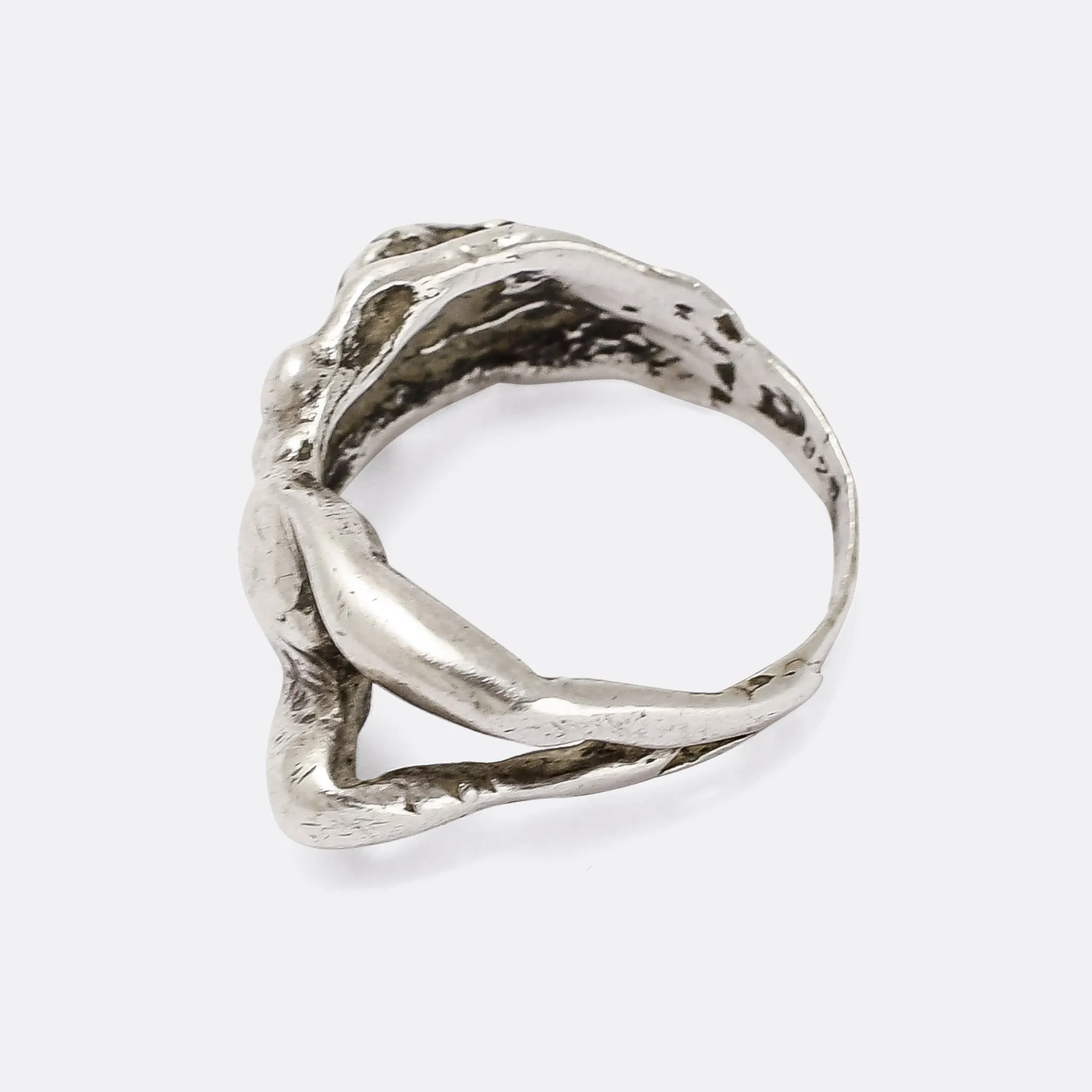 Art Deco Naked Woman Ring
