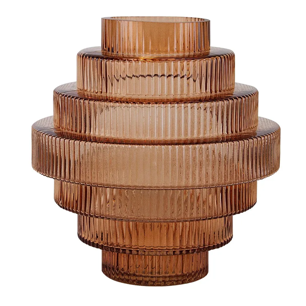 Art Deco Vase in Amber
