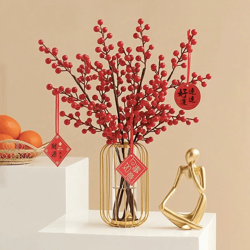Artificial Berry Arrangement – Vibrant Decor for Any Space
