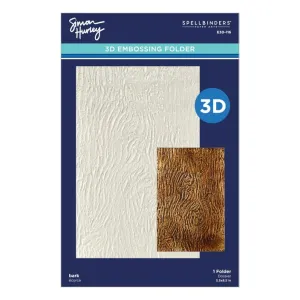 Bark 3D Embossing Folder Simon Hurley E3D-116