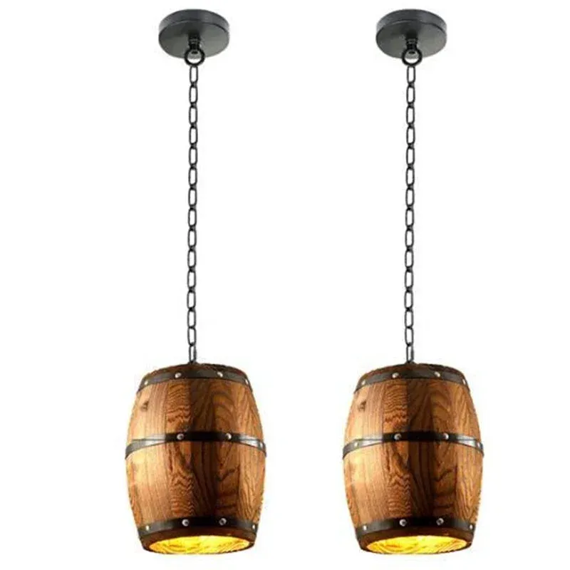 Barrel Chandelier For Bar