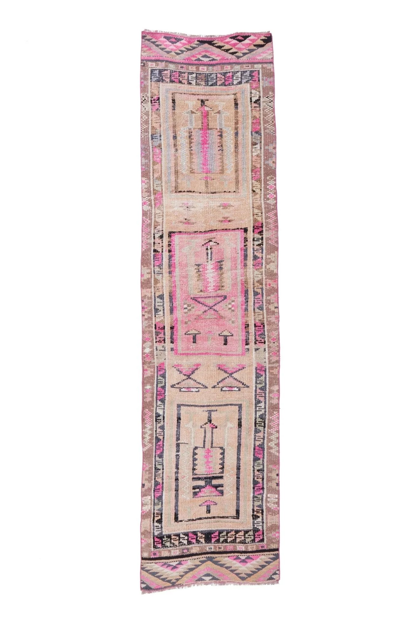 'Bea' Heirloom Vintage Turkish Runner- 2'6.5'' x 10'2''