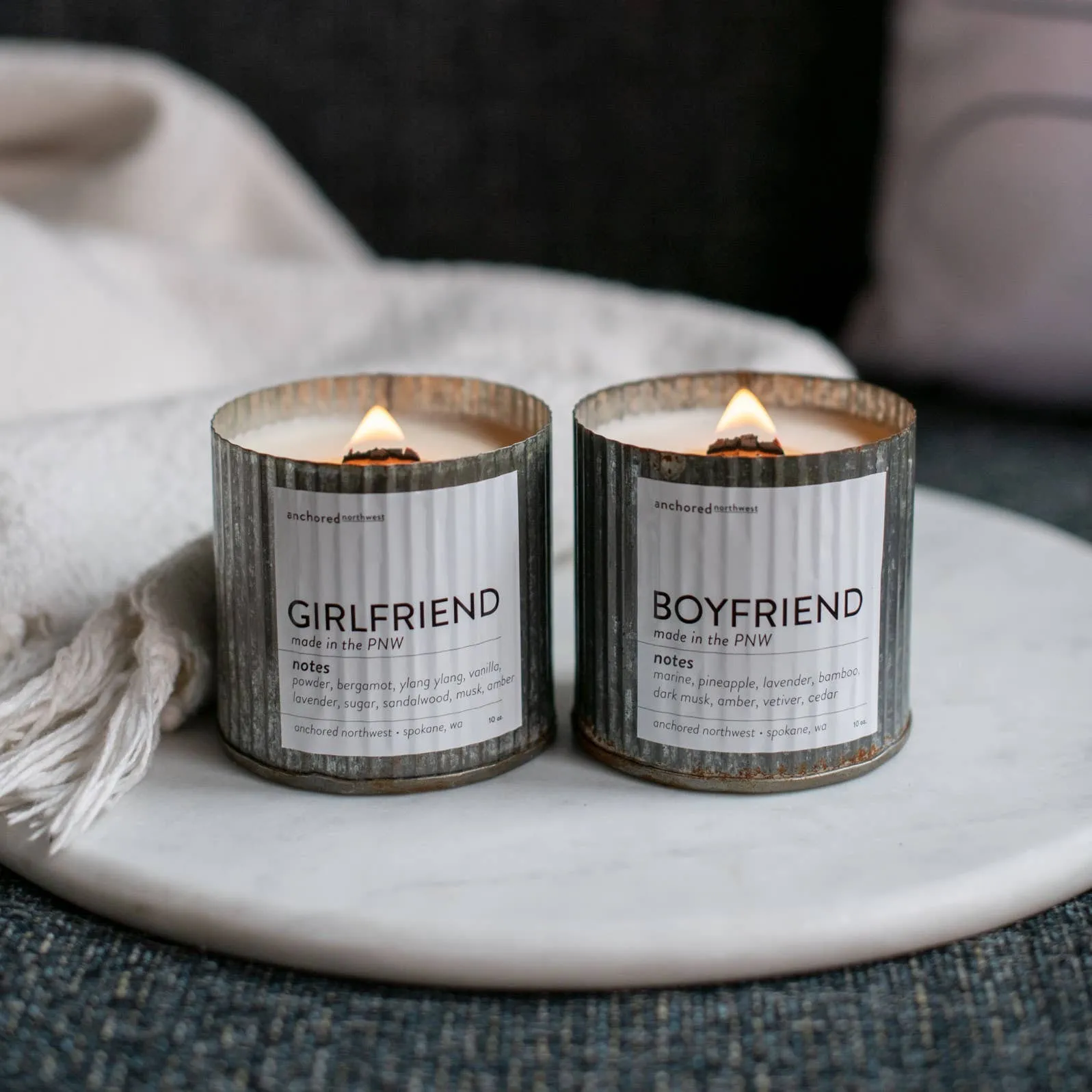 Beach Vibes Wood Wick Rustic Farmhouse Soy Candle