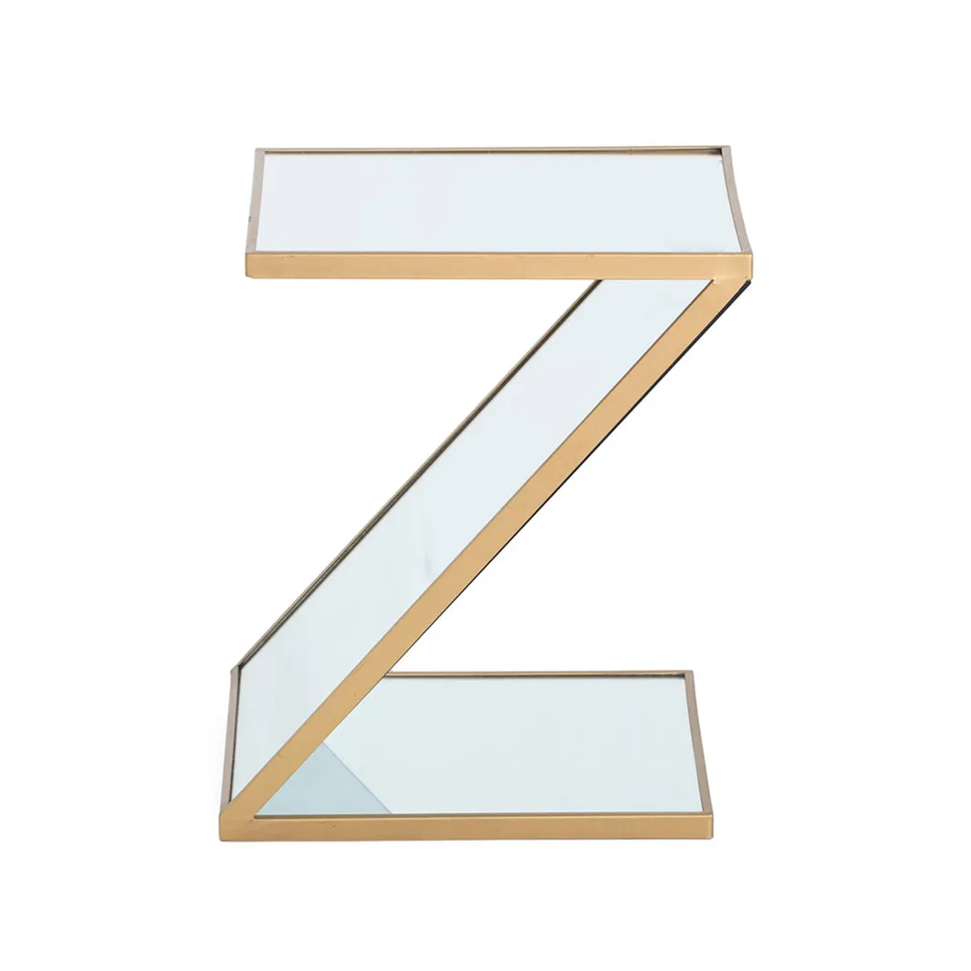 Belgian "Ennia" Mirrored Side Table